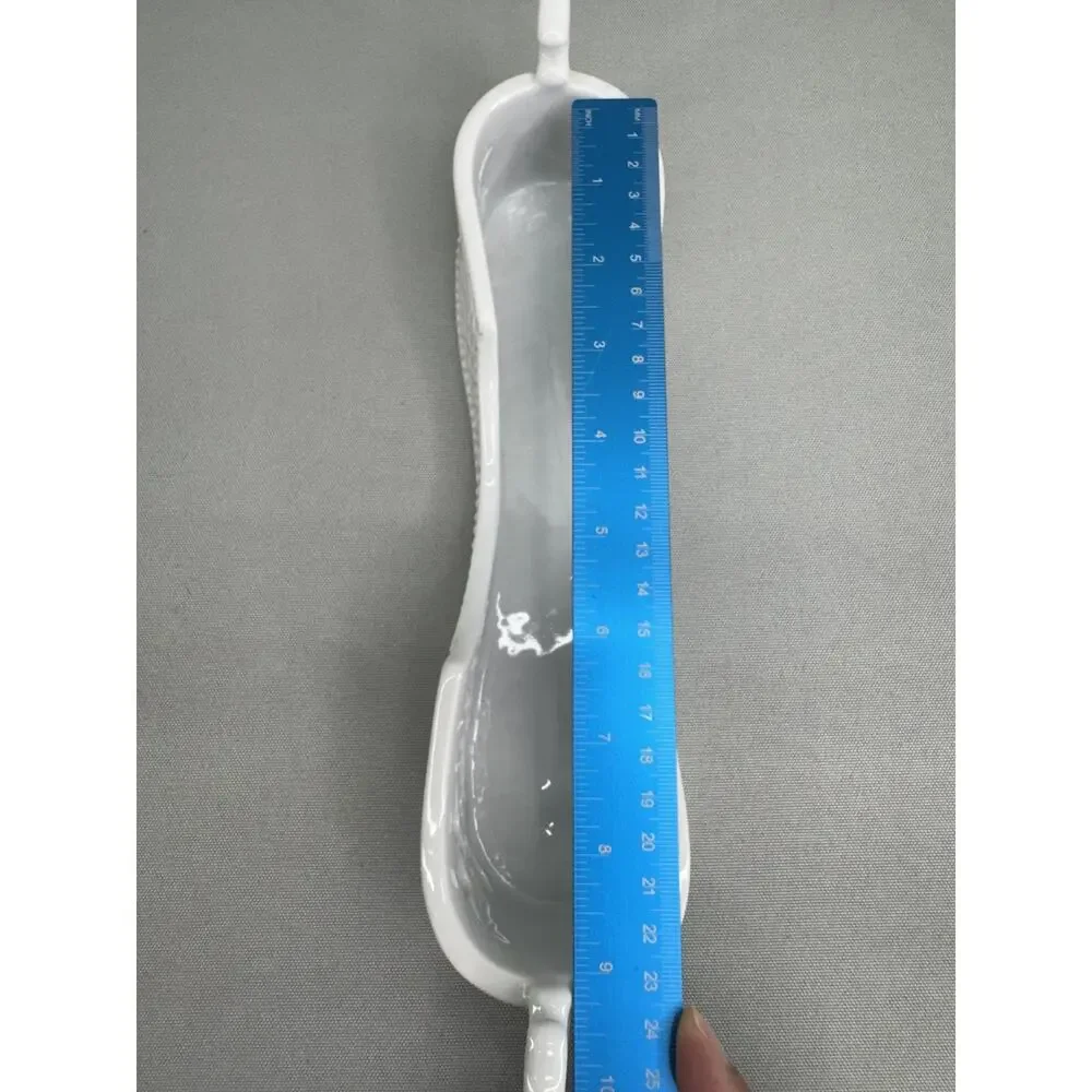 Porcelain Treasures White Porcelain Cutlery Holder Pierced Lattice Flatware Cadd